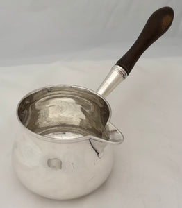 George III Silver Brandy Saucepan. London 1803 John Emes. 10.6 troy ounces.
