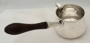 George III Silver Brandy Saucepan. London 1803 John Emes. 10.6 troy ounces.