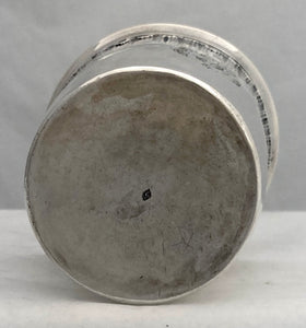 First Half 19th Century French Silver beaker. Paris circa 1841 - 1851 Philippe Berthier. 1.6 troy ounces.