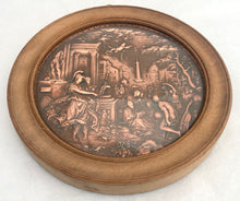 Victorian Neoclassical Copper Relief Plaque, circa 1870.