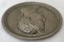 Napoleon Bonaparte Laurel Wreath Portrait Profile Plaque, After Bertrand Andrieu.