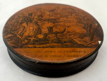 General Louis Auguste Victor de Ghaisnes de Bourmont & the French Capture of the Emperor’s Fort, Algiers, Snuff Box circa 1830.