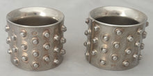 Elizabeth II, Pair of Contemporary Silver Napkin Rings. Sheffield 1996, Chris Knight. 5.7 troy ounces.