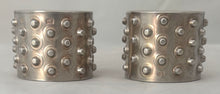 Elizabeth II, Pair of Contemporary Silver Napkin Rings. Sheffield 1996, Chris Knight. 5.7 troy ounces.