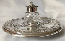 Victorian Neoclassical Silver Plated Inkstand. Elkington & Co. 1876.