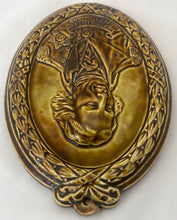 Vice Admiral Lord Horatio Nelson Ceramic Portrait Profile Plaque, circa 1905.