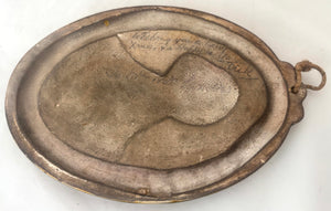 Vice Admiral Lord Horatio Nelson Ceramic Portrait Profile Plaque, circa 1905.