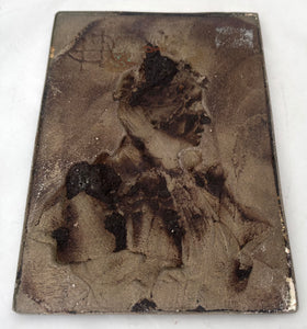 Late 19th Century Portrait Profile Plaque of a Lady, After Florent Antoine Heller.
