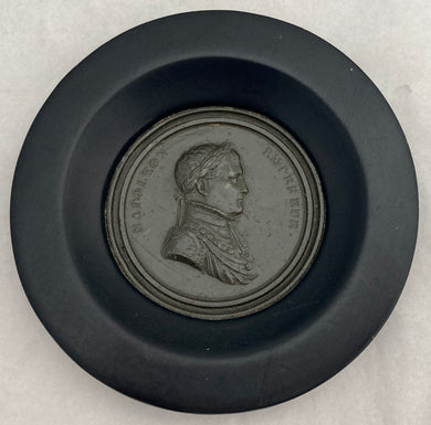 19th Century 'Napoleon Empereur' Relief Medallion Plaque, after Bertrand Andrieu.