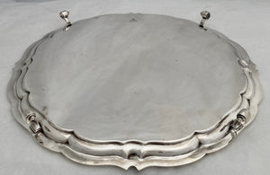 George V Silver Plated Presentation Salver for 7th Battalion The Duke of Wellington's Regiment.