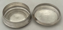 Early 20th Century Continental Silver Plated Circular Box.