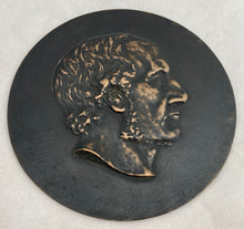 19th Century Relief Portrait Plaque of William Gladstone, British Prime Minister.