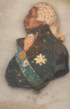 Vice Admiral Lord Horatio Nelson Early 19th Century Polychrome Wax Portrait Profile.
