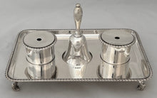 'Given by King Edward', Earls of Leicester, Holkham Hall, Silver Inkstand London 1909 D & J Wellby. 25.9 ozt.