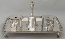 'Given by King Edward', Earls of Leicester, Holkham Hall, Silver Inkstand London 1909 D & J Wellby. 25.9 ozt.