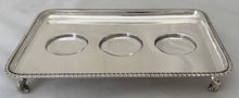 'Given by King Edward', Earls of Leicester, Holkham Hall, Silver Inkstand London 1909 D & J Wellby. 25.9 ozt.