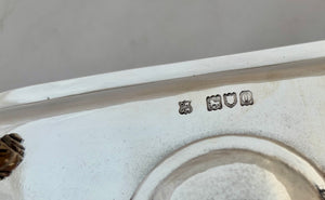 'Given by King Edward', Earls of Leicester, Holkham Hall, Silver Inkstand London 1909 D & J Wellby. 25.9 ozt.