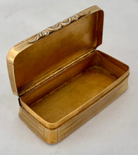 Mid 19th Century Ornate Gilt Metal Snuff Box.