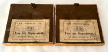 Napoleon Emp Et Roi & Marie Louise Imperatrice Bronze Portrait Profile Medallions, After Andrieu.