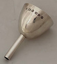 Victorian Silver Miniature Perfume Funnel. Chester 1897 Saunders & Shepherd.