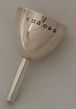 Victorian Silver Miniature Perfume Funnel. Chester 1897 Saunders & Shepherd.