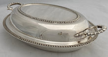 Silver Plated Entree Dish & Cover. Asprey of London.