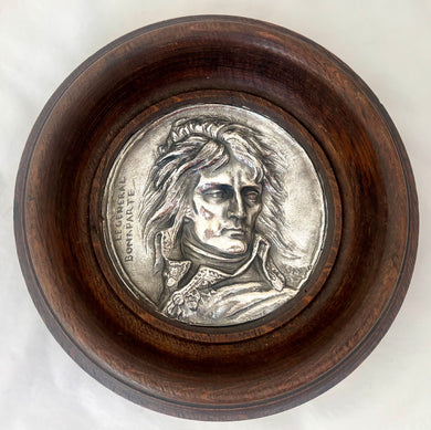Le General Bonaparte Silvered Portrait Profile Roundel, After David D'Angers.