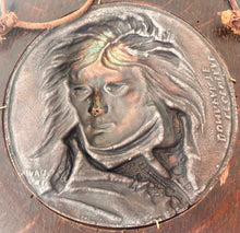 Le General Bonaparte Silvered Portrait Profile Roundel, After David D'Angers.