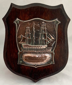The Death of Vice-Admiral Horatio Nelson Centenary Plaque, Made with Copper from HMS Victory.