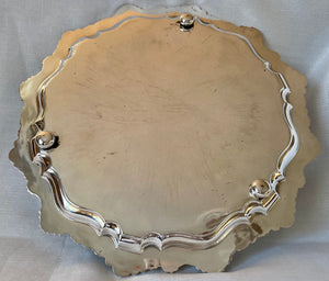 Early 20th Century Large Silver Plated Salver.