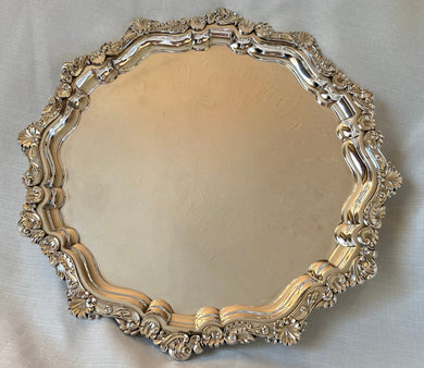 Early 20th Century Large Silver Plated Salver.