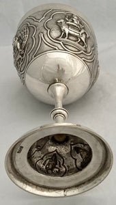 Captain A. P. Samuells, 32nd Punjab Pioneers Indian Colonial Silver Goblet. Orr & Sons of Madras, circa 1880. 12.2 troy ounces.