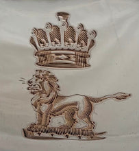 George III Pair of Octagonal Old Sheffield Plate Dish Covers with Silver Lion & Coronet Finials & Crests for Earls Talbot / Shrewsbury.