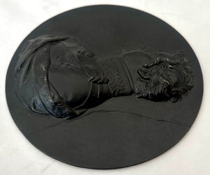Friedrich Wilhelm, Crown Prince of Prussia, Portrait Profile Roundel, After Leonhard Posch.