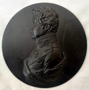 Friedrich Wilhelm, Crown Prince of Prussia, Portrait Profile Roundel, After Leonhard Posch.