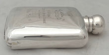 Lieutenant-Colonel Walter Dickens Daunt, Central India Horse, British Indian Army, Silver Hip Flask. 6.7 troy ounces.