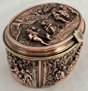 Late 19th Century French Electrotype Jewel Casket. Adolphe Boulenger of Paris.