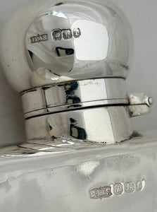 Lieutenant-Colonel Walter Dickens Daunt, Central India Horse, British Indian Army, Silver Hip Flask. 6.7 troy ounces.