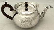 Admiral Adam Duncan, 1st Viscount Duncan, George III Silver Teapot. Edinburgh 1802 John McDonald. 22.7 troy ounces.
