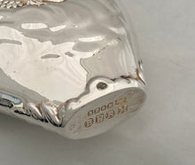 Reynolds Angels Silver Plated Hip Flask. James Dixon & Sons Sheffied.