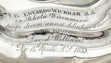 David Williams, Master of Winchester College & Vice-Chancellor of Oxford University, Silver Inkstand. London 1831, 18.3 troy ounces.