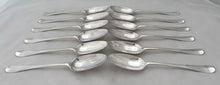 Thomas Tufton, 6th Earl of Thanet, 18th Baron de Clifford (1644 - 1729), Twelve George I Silver Tablespoons. London 1718/22 Samuel Hitchcock. 27.1 troy ounces.