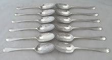 Thomas Tufton, 6th Earl of Thanet, 18th Baron de Clifford (1644 - 1729), Twelve George I Silver Tablespoons. London 1718/22 Samuel Hitchcock. 27.1 troy ounces.