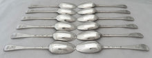 Thomas Tufton, 6th Earl of Thanet, 18th Baron de Clifford (1644 - 1729), Twelve George I Silver Tablespoons. London 1718/22 Samuel Hitchcock. 27.1 troy ounces.
