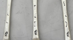 Thomas Tufton, 6th Earl of Thanet, 18th Baron de Clifford (1644 - 1729), Twelve George I Silver Tablespoons. London 1718/22 Samuel Hitchcock. 27.1 troy ounces.
