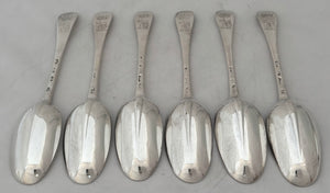 Thomas Tufton, 6th Earl of Thanet, 18th Baron de Clifford (1644 - 1729), Twelve George I Silver Tablespoons. London 1718/22 Samuel Hitchcock. 27.1 troy ounces.
