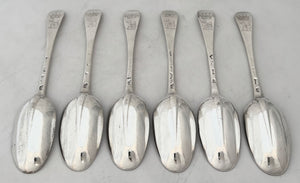 Thomas Tufton, 6th Earl of Thanet, 18th Baron de Clifford (1644 - 1729), Twelve George I Silver Tablespoons. London 1718/22 Samuel Hitchcock. 27.1 troy ounces.