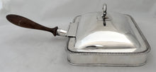 George III Old Sheffield Plate Toasted Cheese Dish, circa 1810 - 1820.
