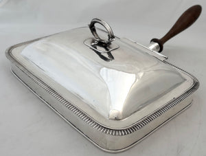 George III Old Sheffield Plate Toasted Cheese Dish, circa 1810 - 1820.