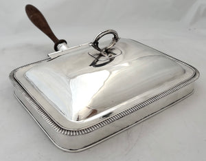 George III Old Sheffield Plate Toasted Cheese Dish, circa 1810 - 1820.
